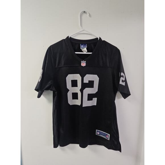 NFL Team Apparel PRO LINE Jersey Youth Medium Oakland Raiders #82 Jordy Nelson - Picture 1 of 8